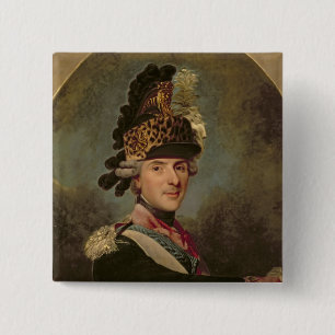 Bóton Quadrado 5.08cm O Dauphin, Louis de France, 1760's