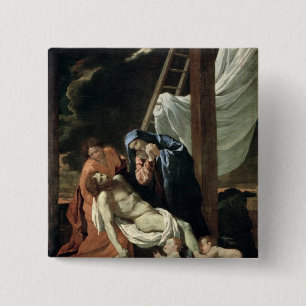 Bóton Quadrado 5.08cm O depósito, c.1630