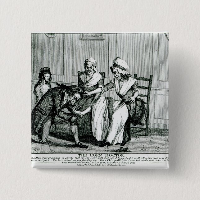 Bóton Quadrado 5.08cm O doutor do milho, 1793 (Frente)