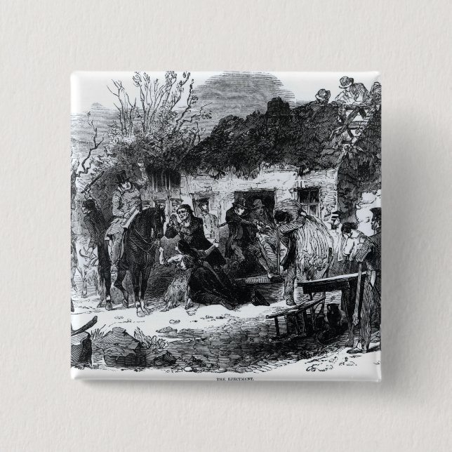 Bóton Quadrado 5.08cm O Ejectment (Frente)