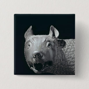 Bóton Quadrado 5.08cm O Ela-Lobo de Capitoline