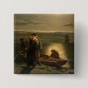 Bóton Quadrado 5.08cm O emigrante, 1858