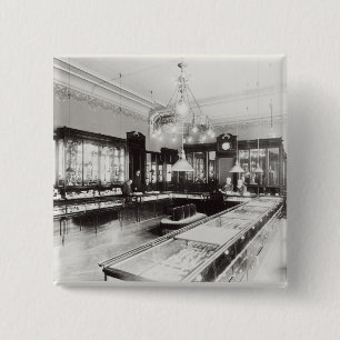 Bóton Quadrado 5.08cm O Emporium de Faberge (foto de b/w)
