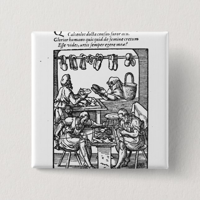 Bóton Quadrado 5.08cm O fabricante de calçados (Frente)