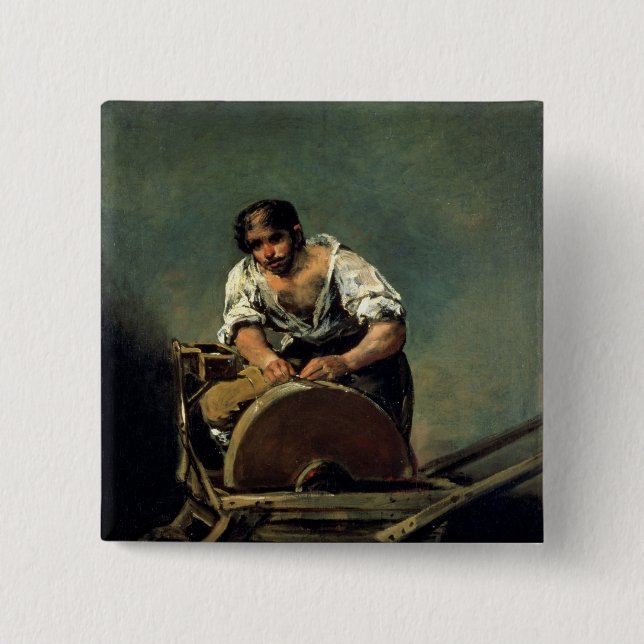 Bóton Quadrado 5.08cm O Faca-Moedor, c.1808-12 (Frente)