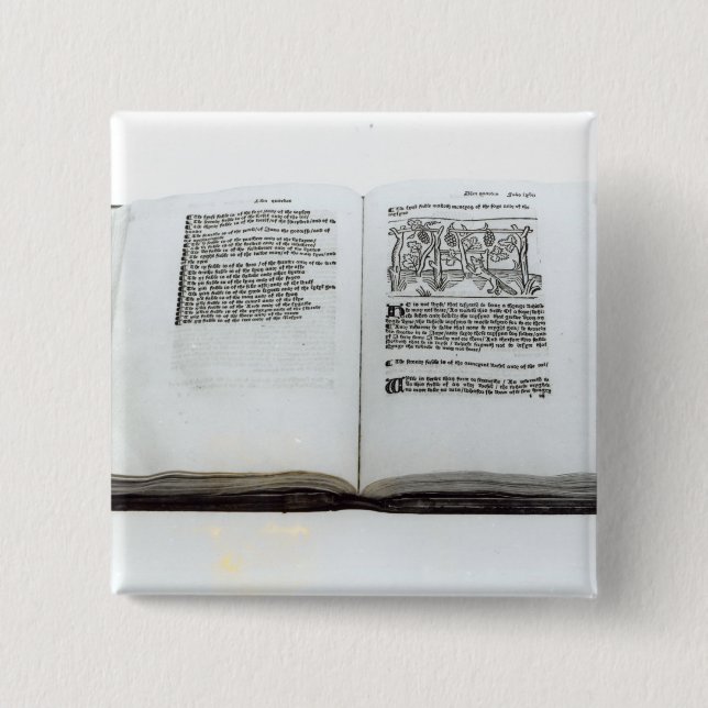 Bóton Quadrado 5.08cm O Fox e as uvas (Frente)