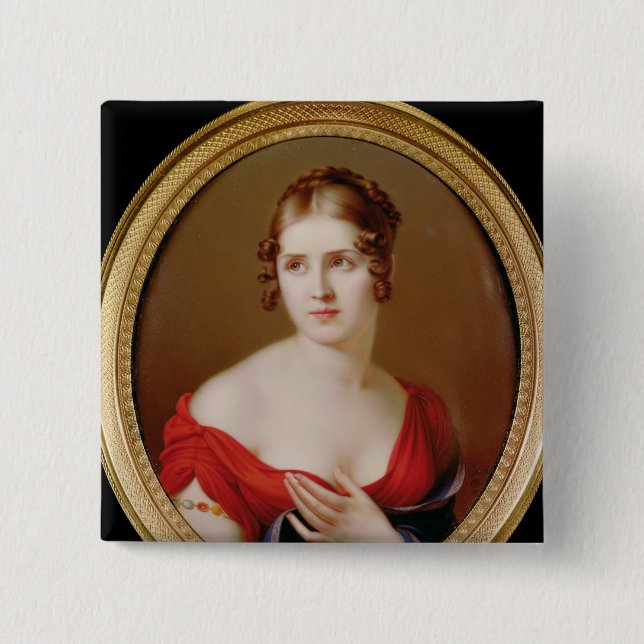 Bóton Quadrado 5.08cm O grego bonito (Frente)