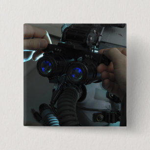 Bóton Quadrado 5.08cm O homem-ar ajusta o olho