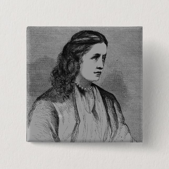 Bóton Quadrado 5.08cm O Hon. Sra. Yelverton (Frente)