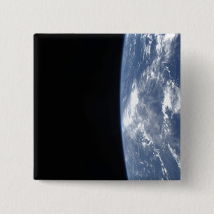Bóton Quadrado 5.08cm O horizonte e a obscuridade da terra do espaço 2