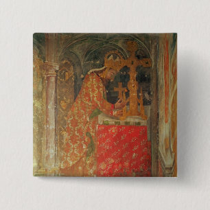 Bóton Quadrado 5.08cm O imperador romano santamente Charles IV
