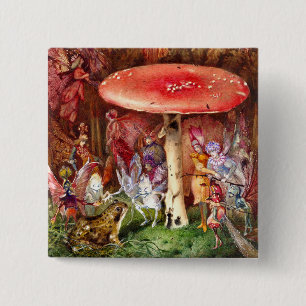 Bóton Quadrado 5.08cm O intruso John Anster Fitzgerald