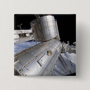 Bóton Quadrado 5.08cm O laboratório do Japonês Experiment Module Kibo