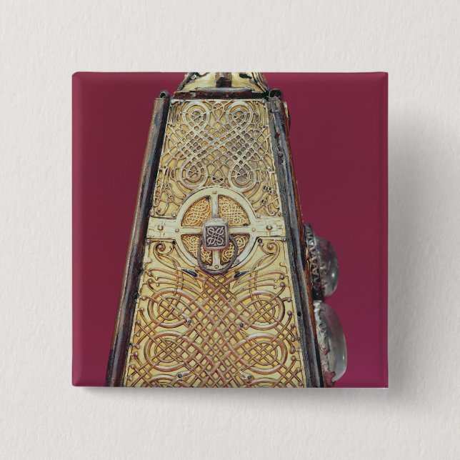 Bóton Quadrado 5.08cm O lado de prata (Frente)