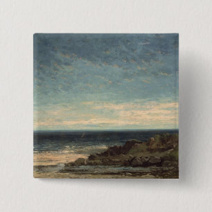 Bóton Quadrado 5.08cm O mar