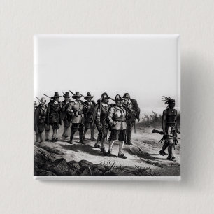 Bóton Quadrado 5.08cm O março das milhas Standish