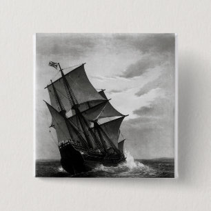 Bóton Quadrado 5.08cm O Mayflower