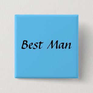 Bóton Quadrado 5.08cm O melhor botão do homem