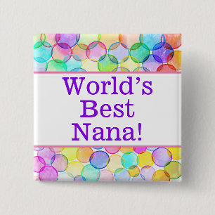 Bóton Quadrado 5.08cm O melhor pino de nana do mundo