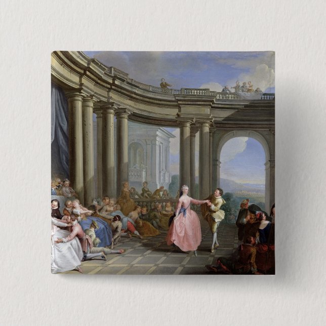 Bóton Quadrado 5.08cm O Minuet (Frente)