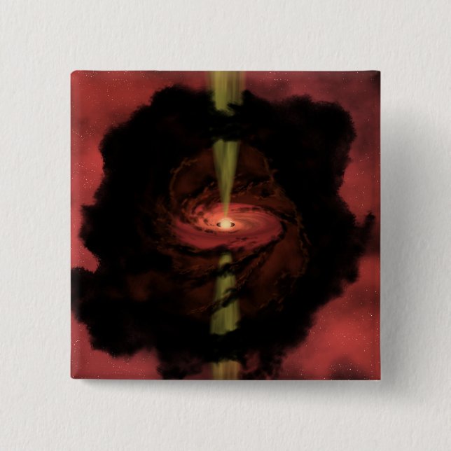 Bóton Quadrado 5.08cm O nascimento de uma estrela (Frente)