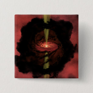 Bóton Quadrado 5.08cm O nascimento de uma estrela