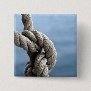 Bóton Quadrado 5.08cm O nó dos marinheiros