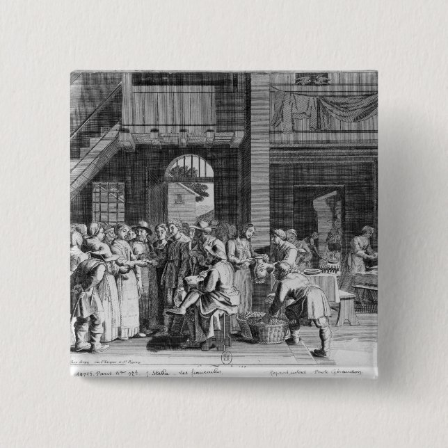 Bóton Quadrado 5.08cm O noivado (Frente)