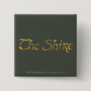 Bóton Quadrado 5.08cm O nome SHIRE™ foi texturizado