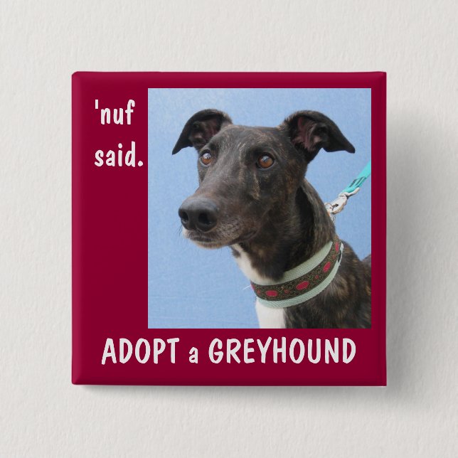 Bóton Quadrado 5.08cm 'o nuf disse (Frente)