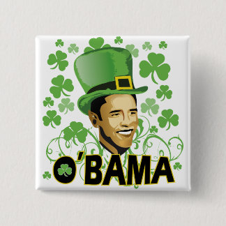 Bóton Quadrado 5.08cm O O'Bama 2009 de St Patrick