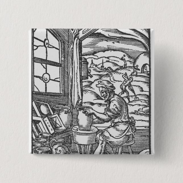 Bóton Quadrado 5.08cm O oleiro, 1574 (Frente)
