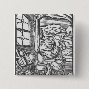 Bóton Quadrado 5.08cm O oleiro, 1574