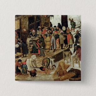 Bóton Quadrado 5.08cm O pagamento do Tithe