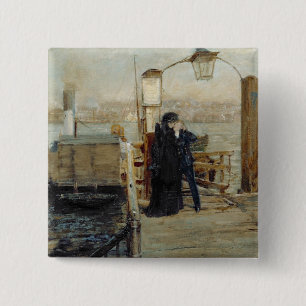 Bóton Quadrado 5.08cm O palco de aterragem