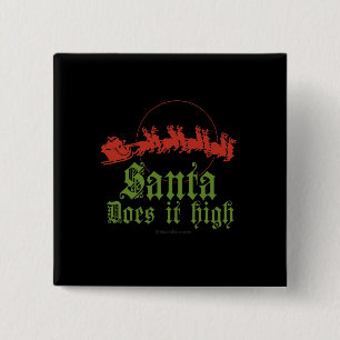 Bóton Quadrado 5.08cm O papai noel fá-lo Tshirt alto