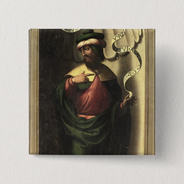 Bóton Quadrado 5.08cm O profeta Jeremiah (Frente)