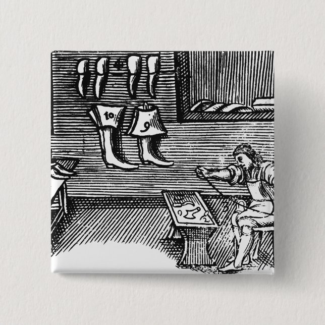 Bóton Quadrado 5.08cm O sapateiro (Frente)