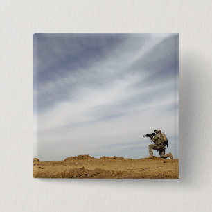 Bóton Quadrado 5.08cm O sargento fornece a segurança