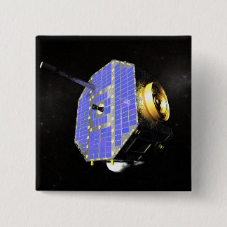 Bóton Quadrado 5.08cm O satélite Internet Boundary Explorer