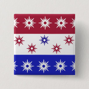 Bóton Quadrado 5.08cm O símbolo -