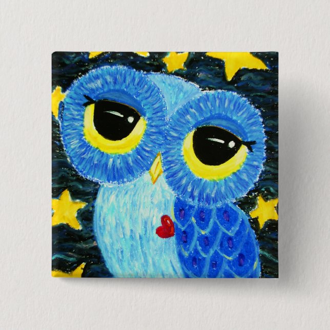 Bóton Quadrado 5.08cm O sonhador (Frente)