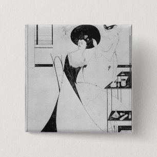 Bóton Quadrado 5.08cm O toalete de Salome