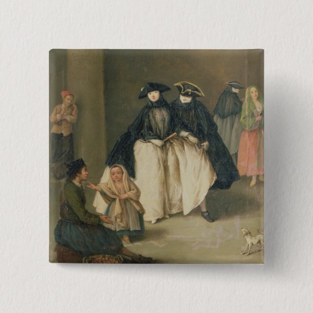 Bóton Quadrado 5.08cm O vendedor da fruta (Frente)