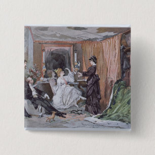 Bóton Quadrado 5.08cm O vestuario de Hortense Schneider