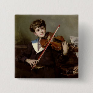 Bóton Quadrado 5.08cm O violinista