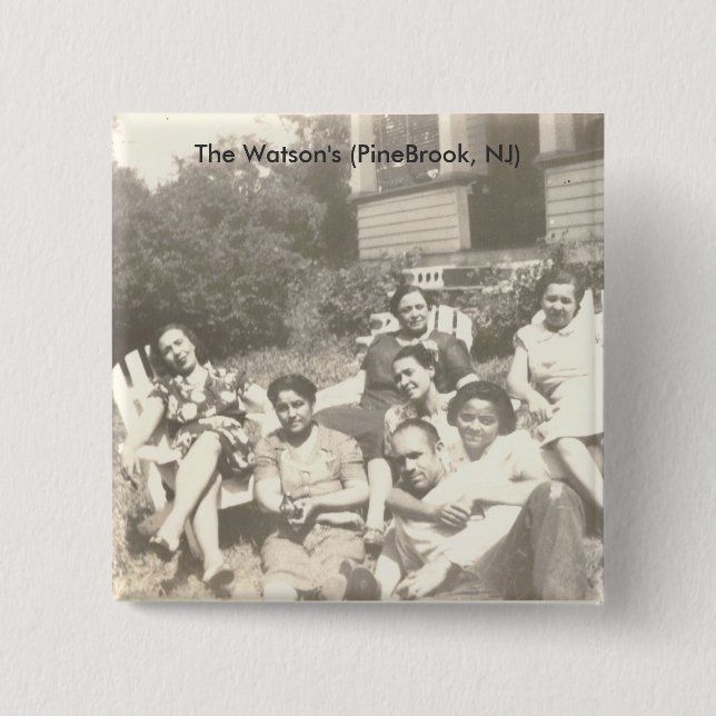 Bóton Quadrado 5.08cm O Watson (Frente)