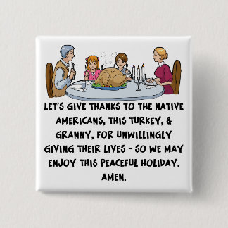 Bóton Quadrado 5.08cm Obrigados? Doação