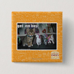 Bóton Quadrado 5.08cm Obtenha o boyz do em