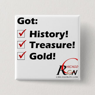 Bóton Quadrado 5.08cm Obtido o! Botão